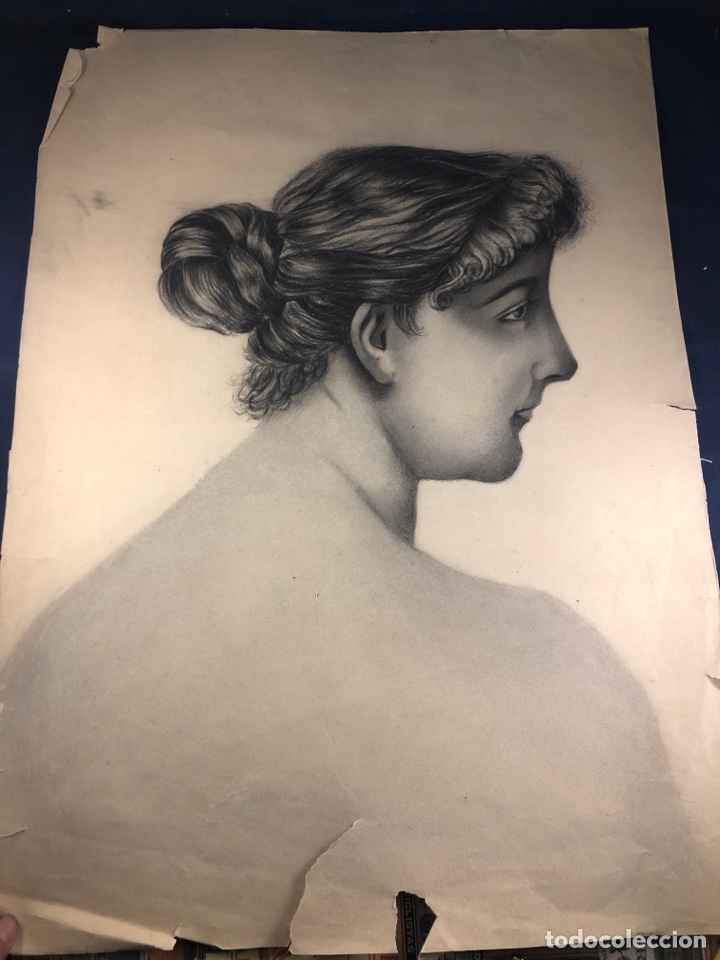 Arte: Dibujo antiguo de mujer - Foto 4
