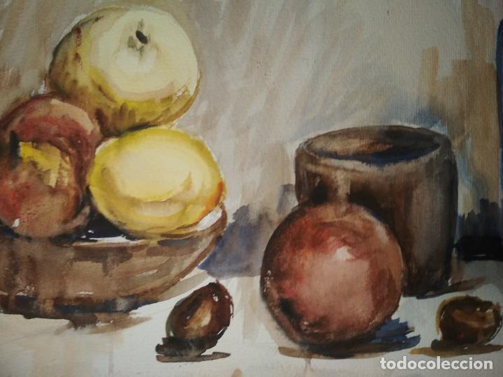 Arte: Acuarela original - bodegon y chica - Foto 2