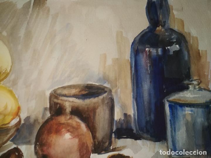 Arte: Acuarela original - bodegon y chica - Foto 3