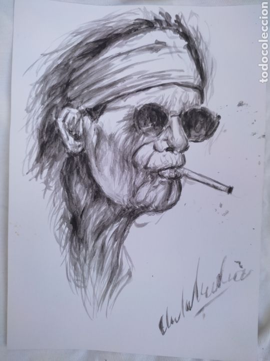 Arte: Keith Richards The Rolling Stones( original ) - Foto 4