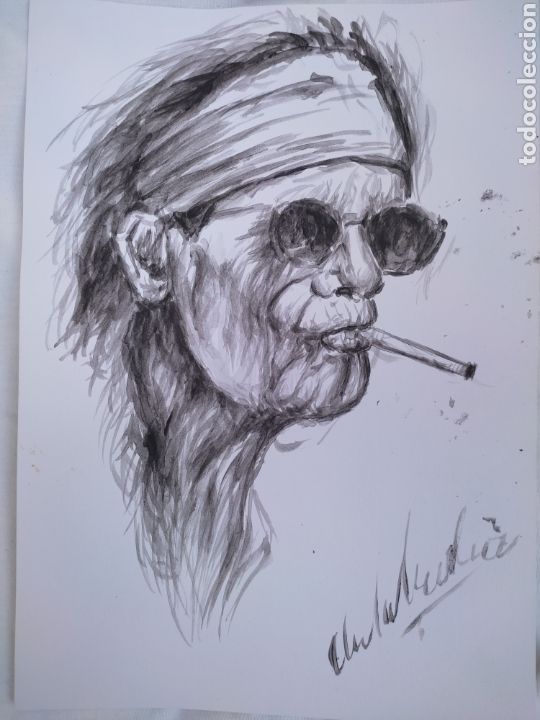 Arte: Keith Richards The Rolling Stones( original ) - Foto 6