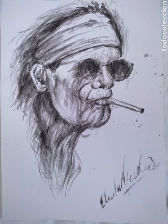 Arte: Keith Richards The Rolling Stones( original ) - Foto 8