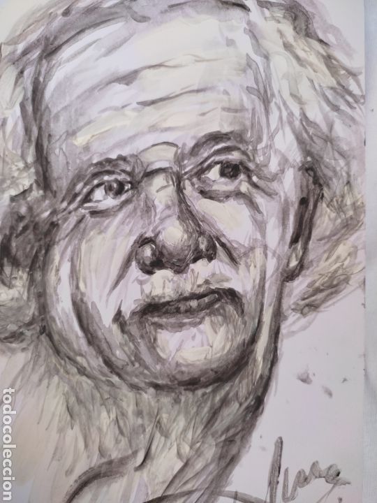 Arte: Albert Einstein ( original ) - Foto 7
