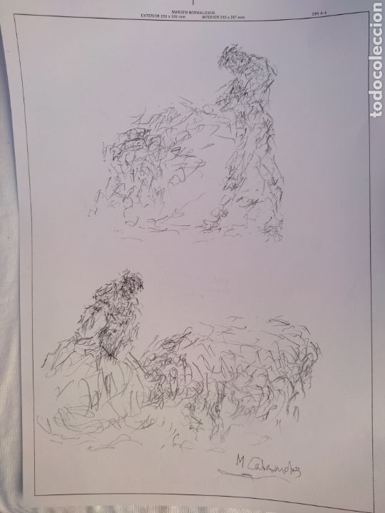Arte: Boceto taurino ( original) - Foto 1