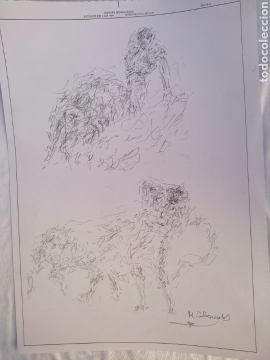 Arte: Boceto taurino ( original ) - Foto 3