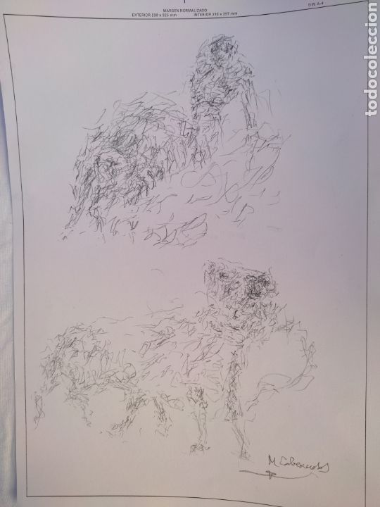 Arte: Boceto taurino ( original ) - Foto 1