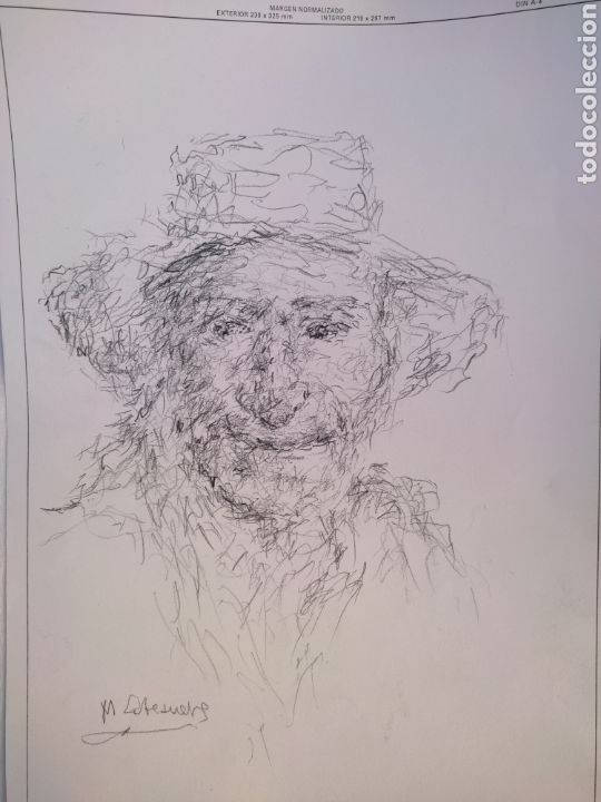 Arte: Retrato hombre ( expresionismo )