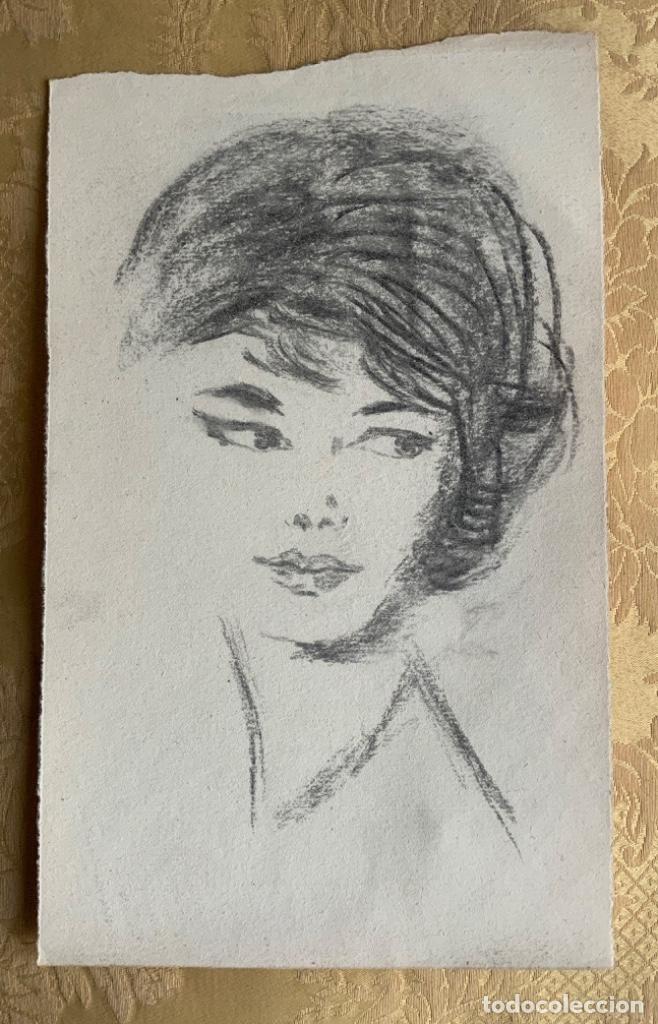 Arte: RETRATO DE MUJER A LAPIZ - Foto 1