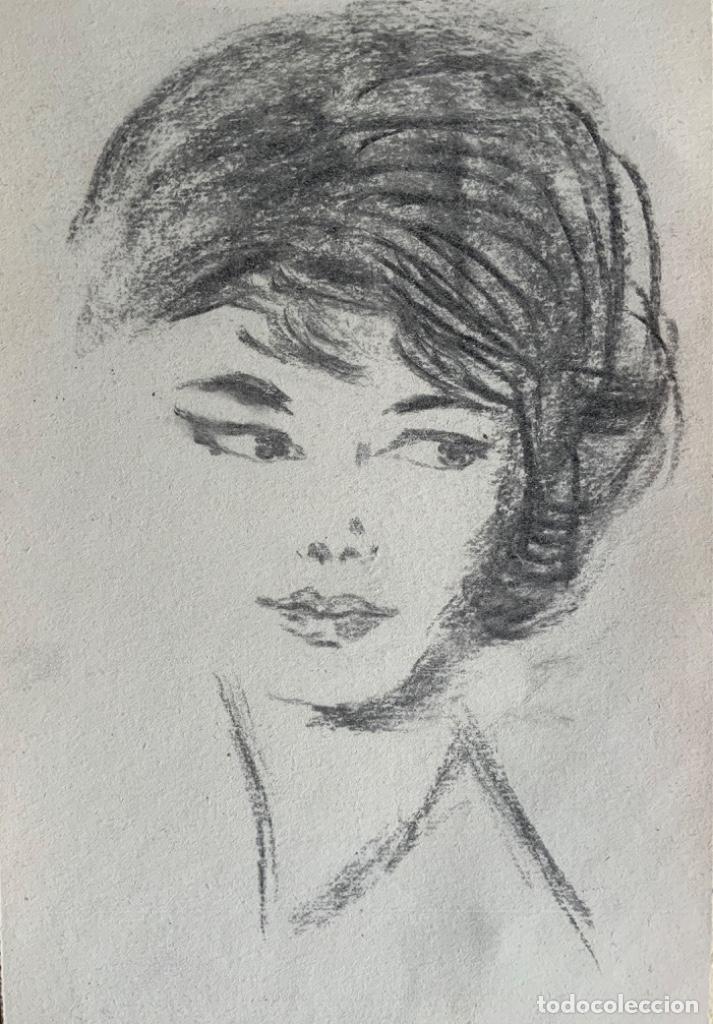 Arte: RETRATO DE MUJER A LAPIZ - Foto 2