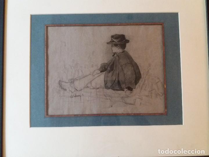 Arte: ALBERT LEBOURG. Impresionista, esc.Ruan. Dibujo a carboncillo, 236x317 mm. Procede de Sotheby's.