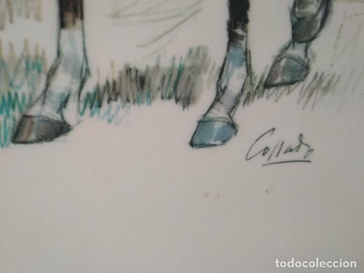 Arte: cuadro antiguo, de caballos, decoracion, - Foto 5
