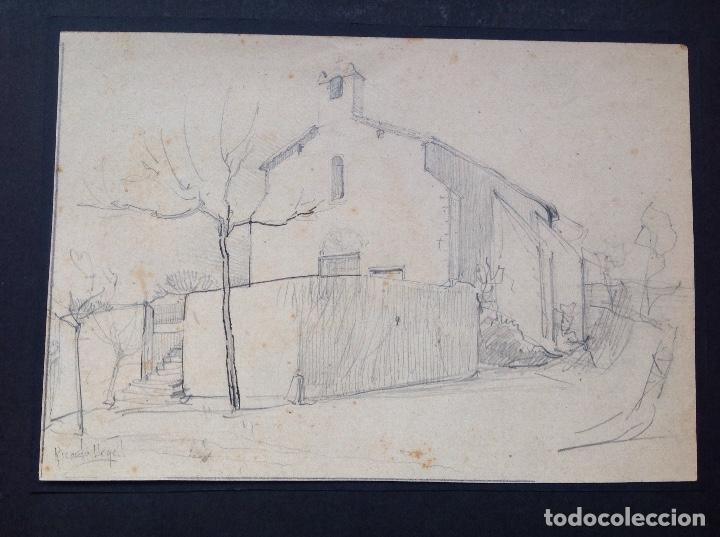 Arte: Ricardo Urgell. Una iglesia. - Foto 1