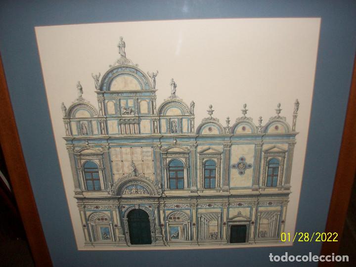 Arte: CUADRO CON LAMINA DE EDIFICIOS DE ESPA&Ntilde;A - Foto 2