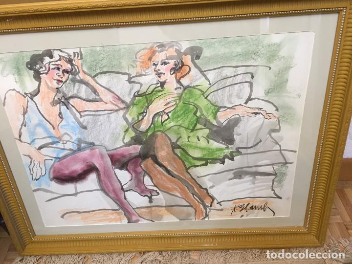 Arte: amigas conversando en el sofa - Foto 1