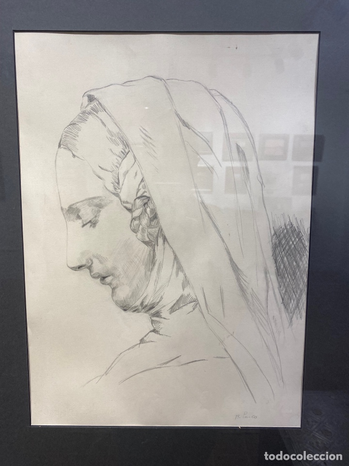 Arte: Boceto a l&aacute;piz antiguo - Foto 1