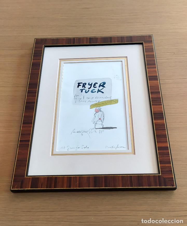 Arte: Paul Hogarth - Dibujo a l&aacute;piz y acuarela (1985)