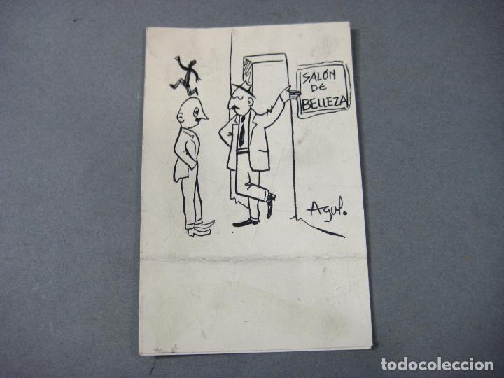Arte: DIBUJO C&Oacute;MICO PARA CHISTE DE PRENSA ORIGINAL FIRMADO POR AGUL. A&Ntilde;OS 50. VI&Ntilde;ETA DE HUMOR GR&Aacute;FICO