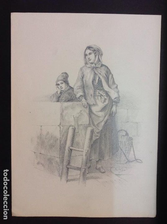 Arte: Francisco Javier Ortego. Madre e hijo. - Foto 1