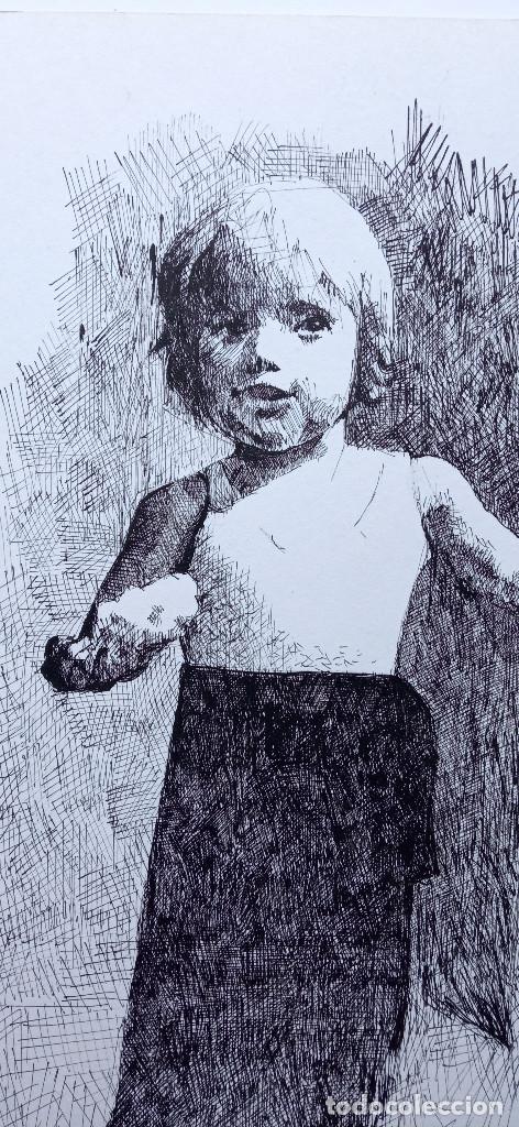 Arte: Dibujo a Plumilla en Papel - Foto 1
