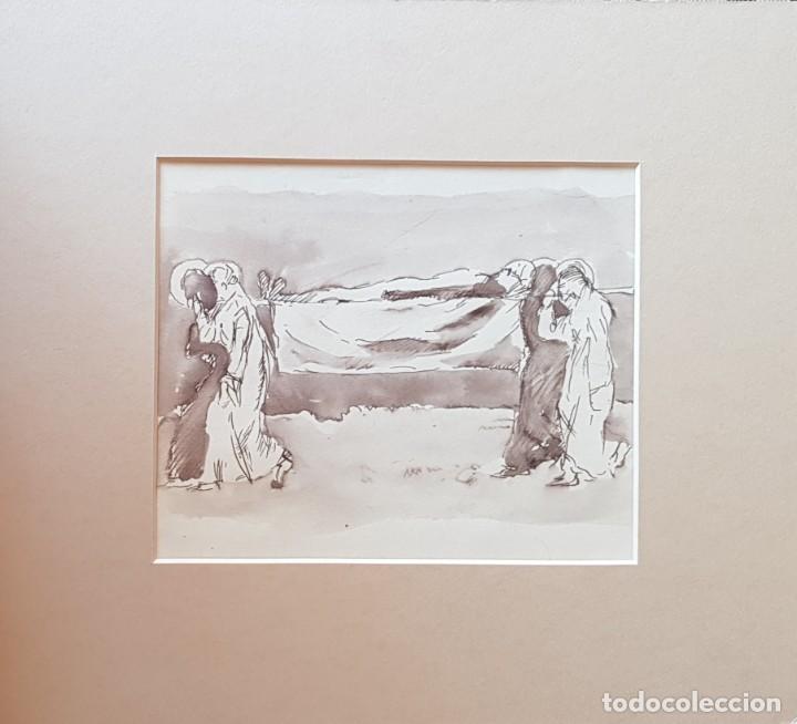 Arte: Santo entierro . Excelente aguada - Foto 1