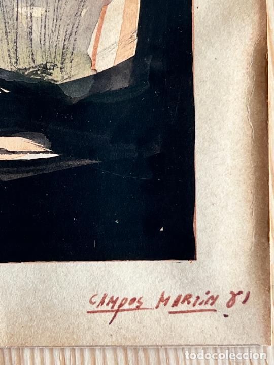 Arte: Campos Mart&iacute;n , acuarela , bodeg&oacute;n , 1981 . - Foto 2