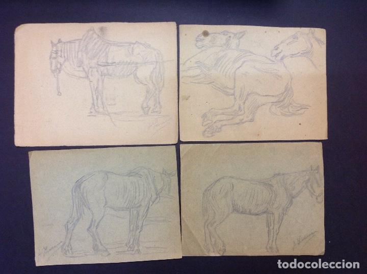Arte: &Aacute;ngel Lizcano. Mulas y caballos. - Foto 1