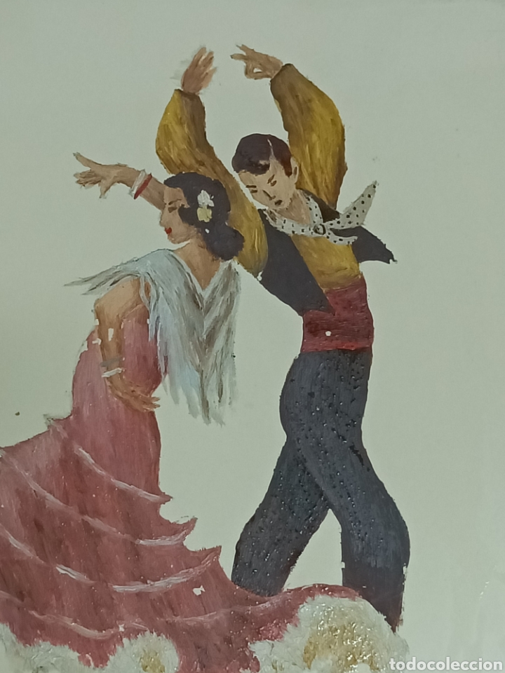 Arte: Cuadrito. Azulejo pintado a mano. - Foto 3