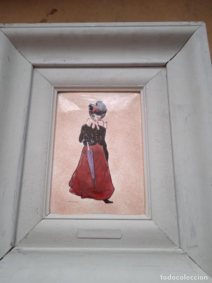 Arte: Placa esmaltada de Ram&oacute;n casas - Foto 1