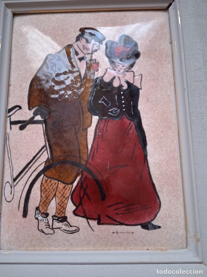 Arte: Placa esmaltada de Ram&oacute;n casas - Foto 2