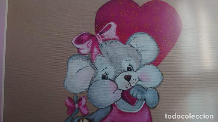 Art: OLEO SOBRE TELA OSITA BEBE