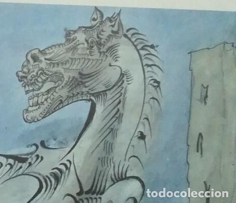 Arte: Cuadro con marco madera Sin t&iacute;tulo y con firma - Foto 8