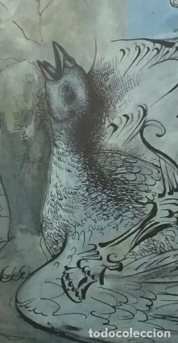 Arte: Cuadro con marco madera Sin t&iacute;tulo y con firma - Foto 9