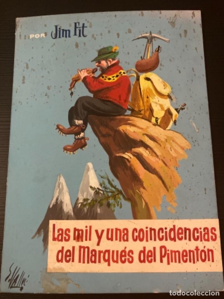 Art: Dibujo original S. Vallve 18 cm x 27 cm libro Jim Fit Las mil y unas coincidencias Marques Pinenton