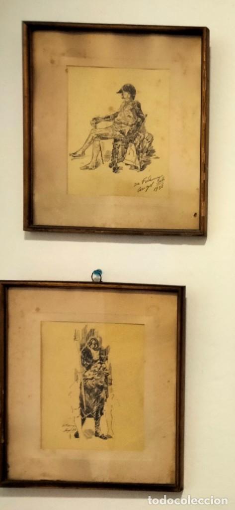 Arte: Cuadros varios carboncillo - Foto 2