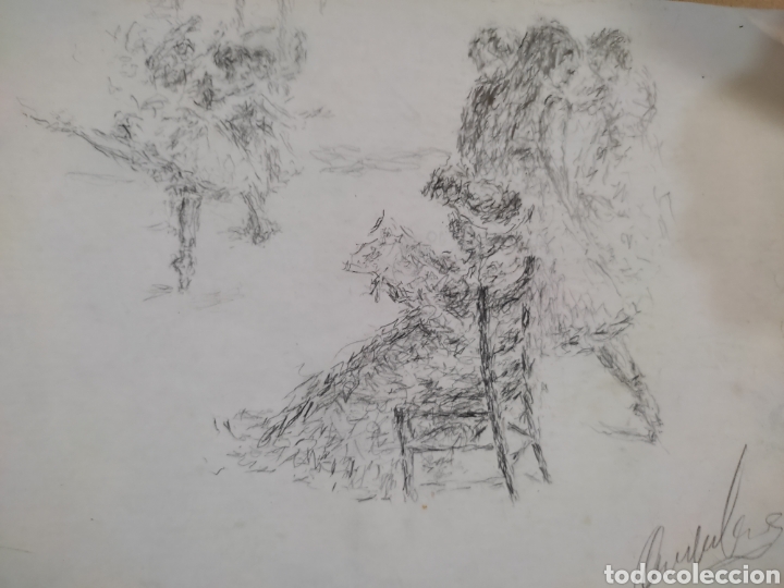 Arte: Bailarinas en el sal&oacute;n ( original ) - Foto 6