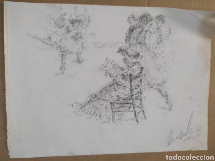 Arte: Bailarinas en el sal&oacute;n ( original ) - Foto 8