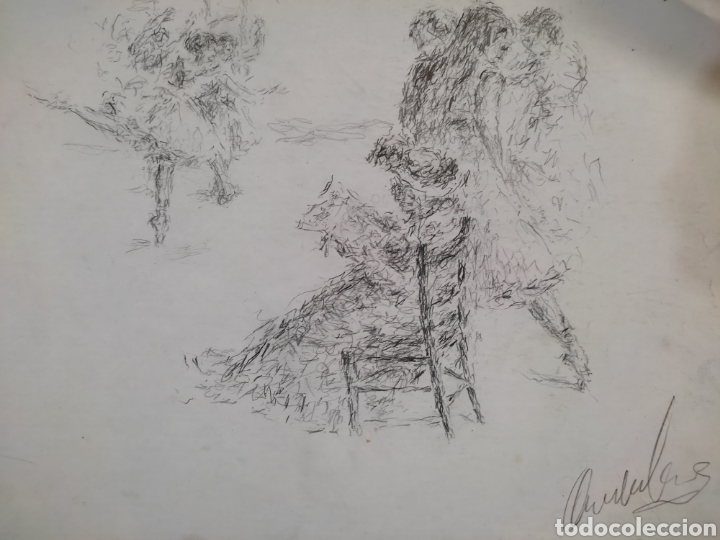 Arte: Bailarinas en el sal&oacute;n ( original ) - Foto 1