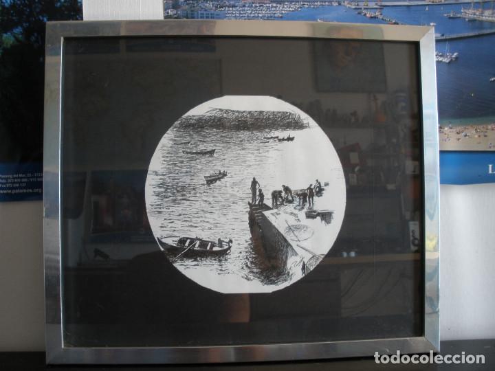 Arte: MUELLE CON PERSONAS TRABAJANDO - Foto 3