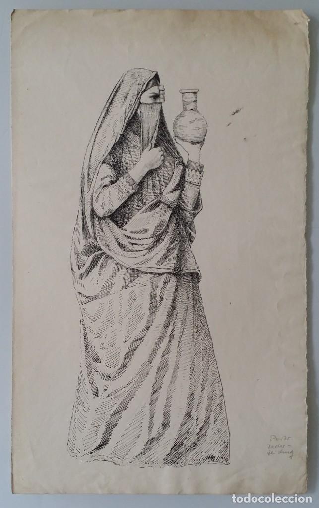 Arte: Dibujo, 1890 - Foto 2