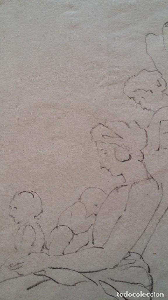 Arte: DIBUJO Las Eum&eacute;nides, 1875 / John Flaxman - Foto 7