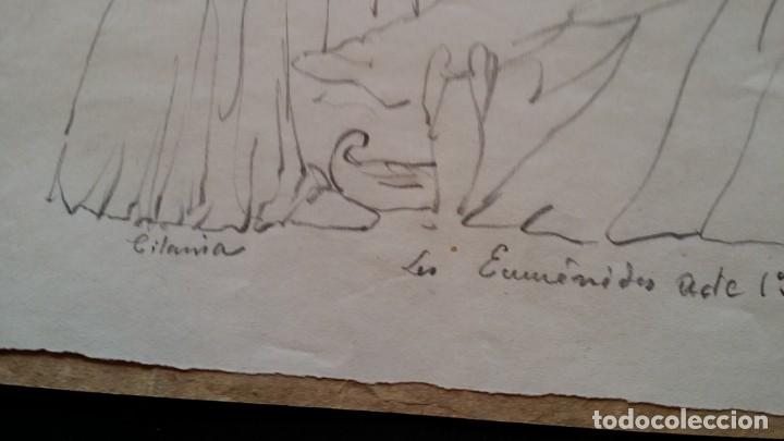 Arte: DIBUJO Las Eum&eacute;nides, 1875 / John Flaxman - Foto 9