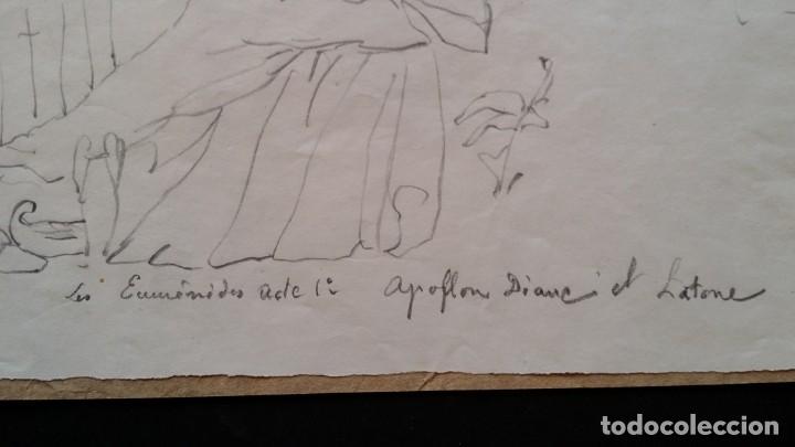 Arte: DIBUJO Las Eum&eacute;nides, 1875 / John Flaxman - Foto 10