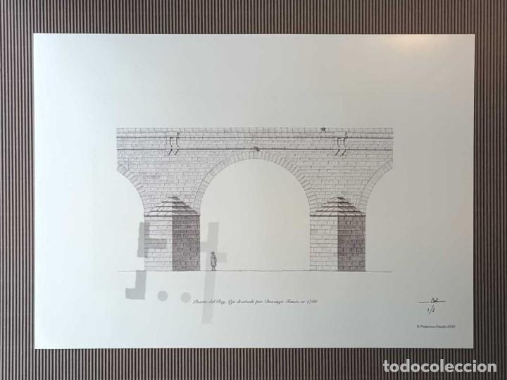 Arte: L&aacute;mina sobre el Puente del Rey - Foto 1