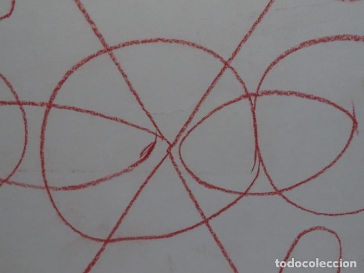 Arte: GRAN DIBUJO AN&Oacute;NIMO ABSTRACTO. - Foto 2