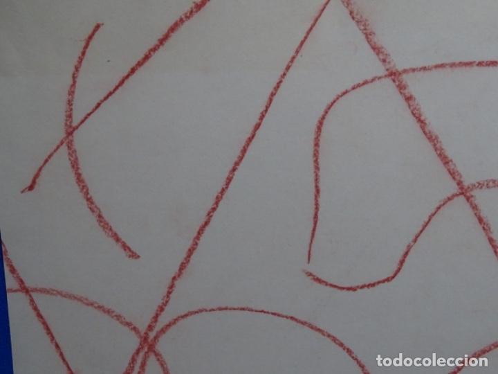 Arte: GRAN DIBUJO AN&Oacute;NIMO ABSTRACTO. - Foto 3