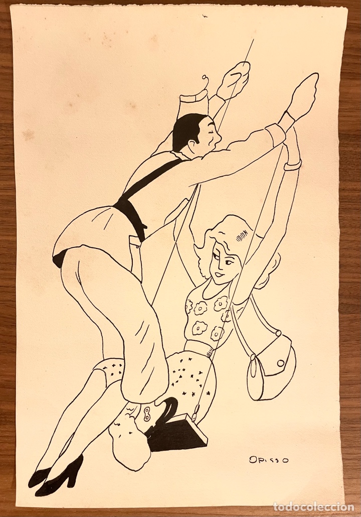 Arte: Dibujo Ricard Opisso - Foto 1