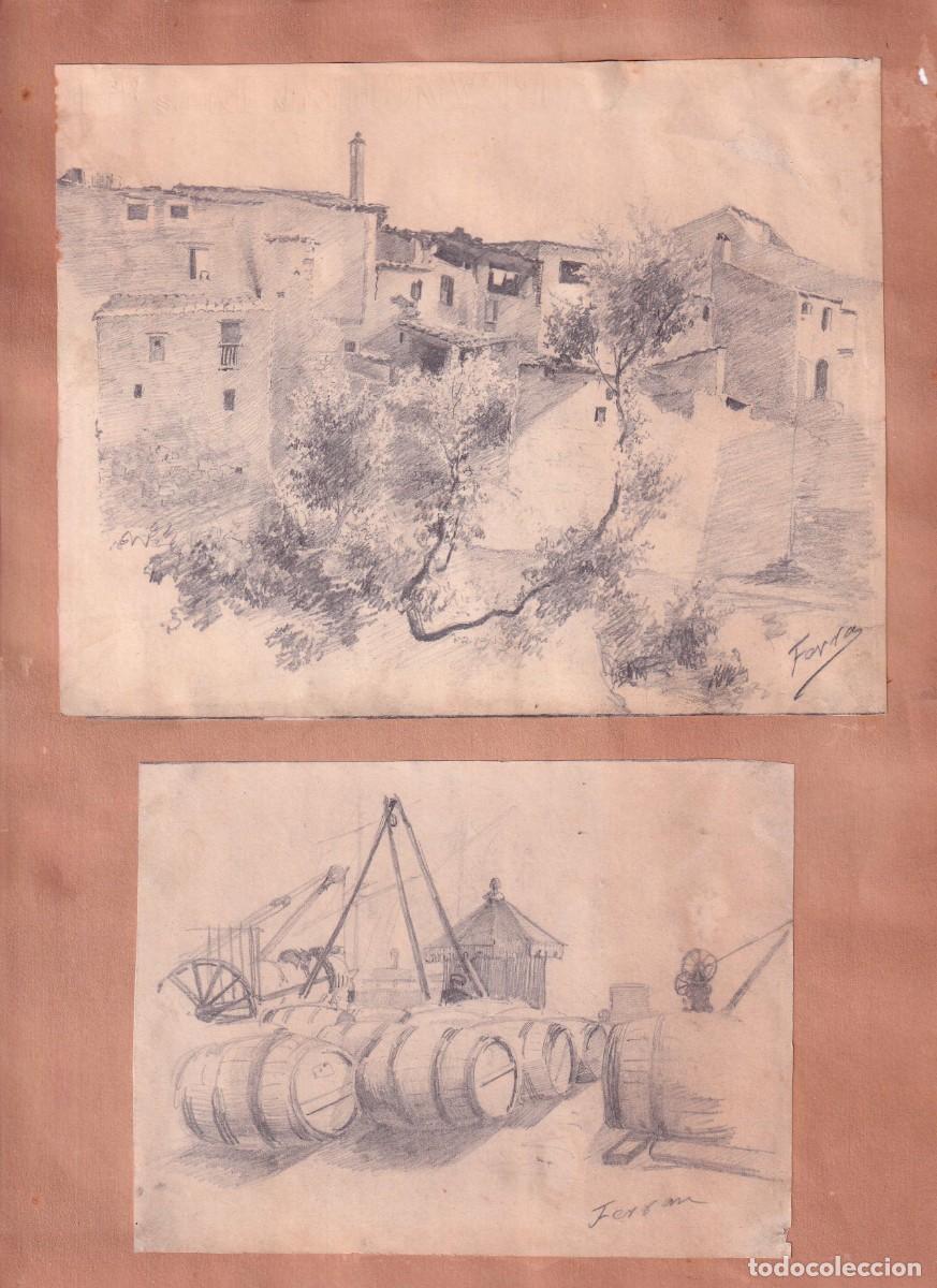 Arte: FERRAN - 6 DIBUJOS ORGINALES A LAPIZ - Foto 5