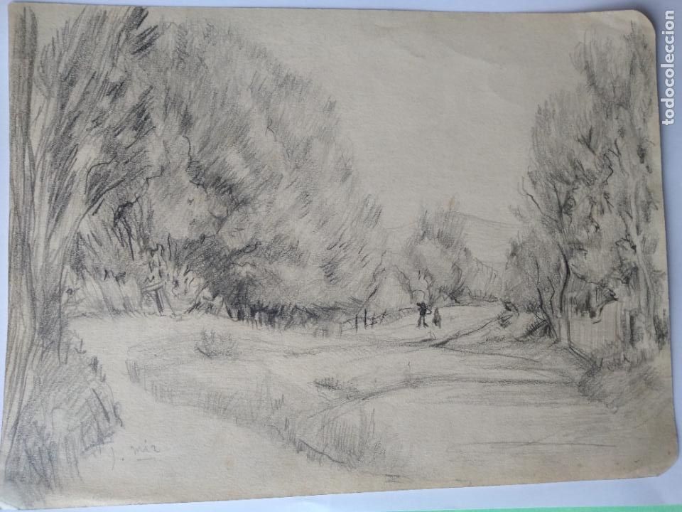 Arte: Joaqu&iacute;n Mir, dibujo a l&aacute;piz - Foto 1