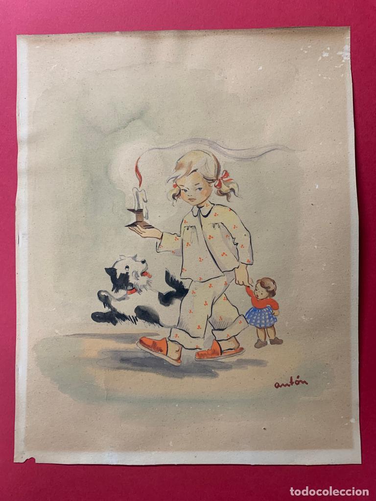 Arte: Dibujo original de Pruden Anton - Foto 1