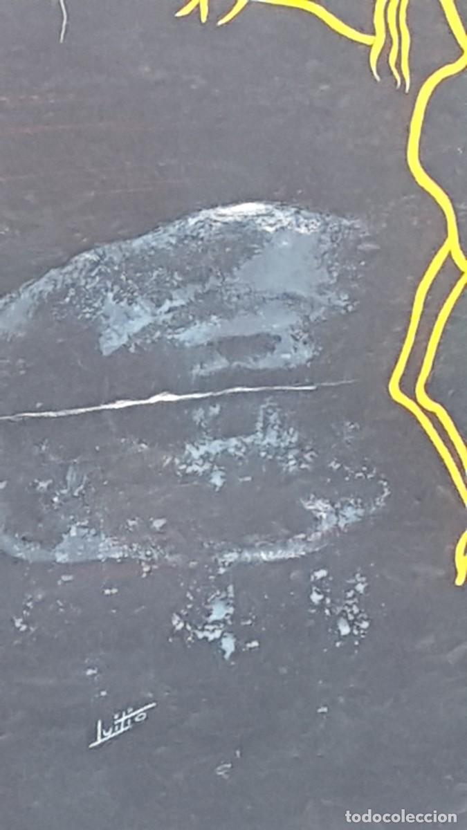 Arte: CUADRO FIRMADO LUITIO 1960 - Foto 5